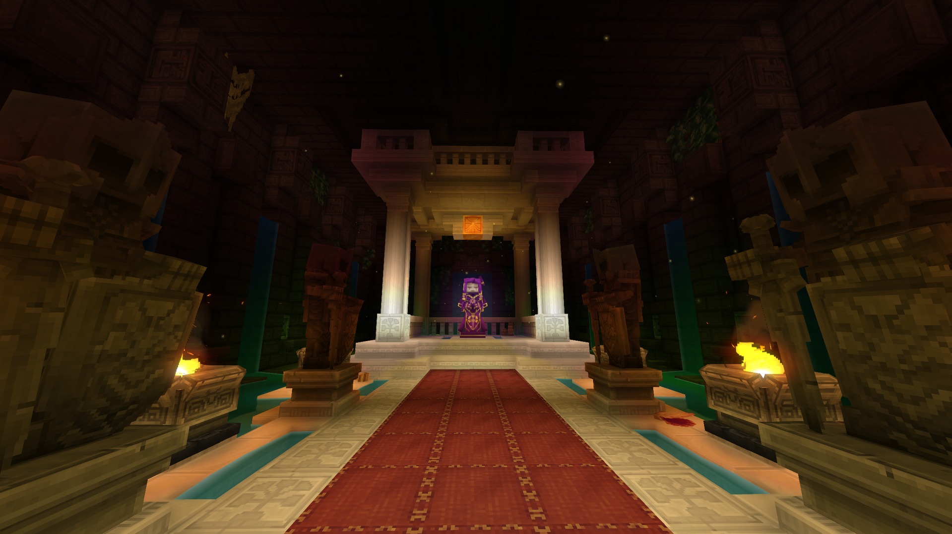 A dungeon throne room on Sweden Mayhem